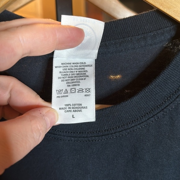 New Agenda Nebraska Huskers Go Big Red Black Tee Size Large - Picture 4 of 5